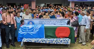 সন্তানের জন্য সাইকেল আনা হলো না জাতিসংঘ শান্তিরক্ষী ট্রোম্যান খীসার